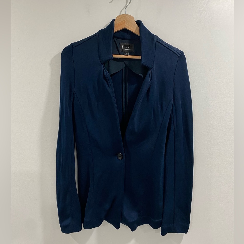 AYR Navy Single-Button Blazer